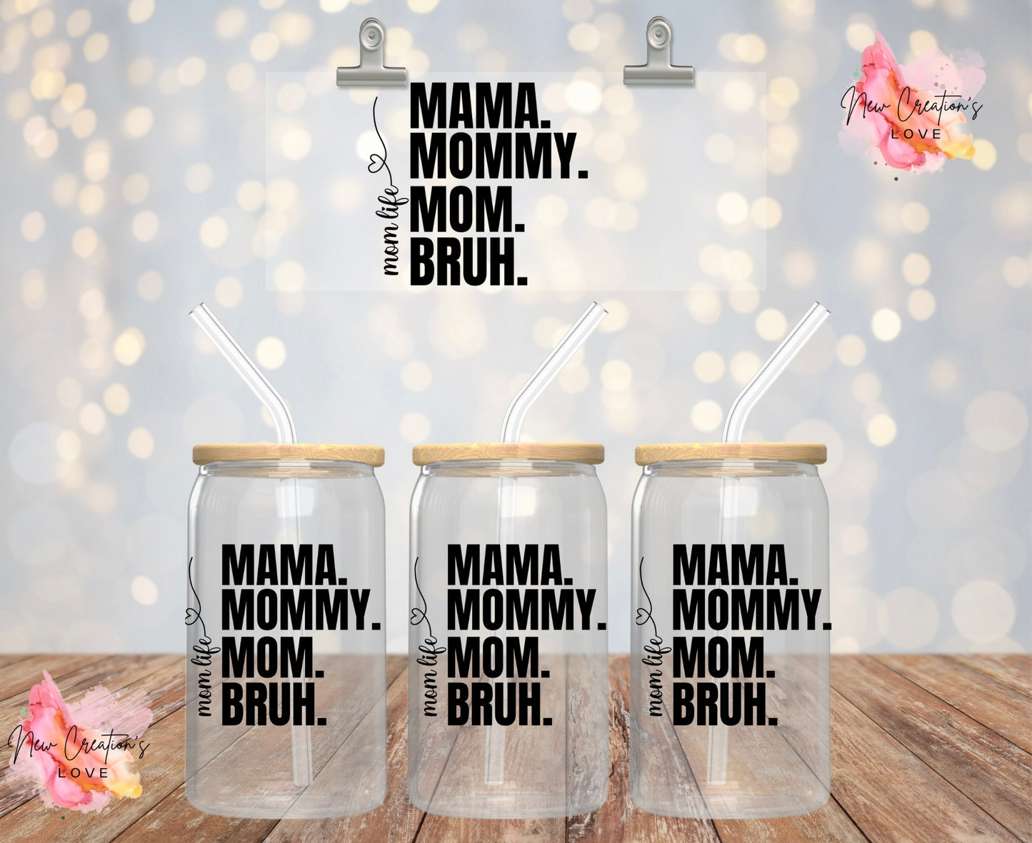 Mama Glass Cup