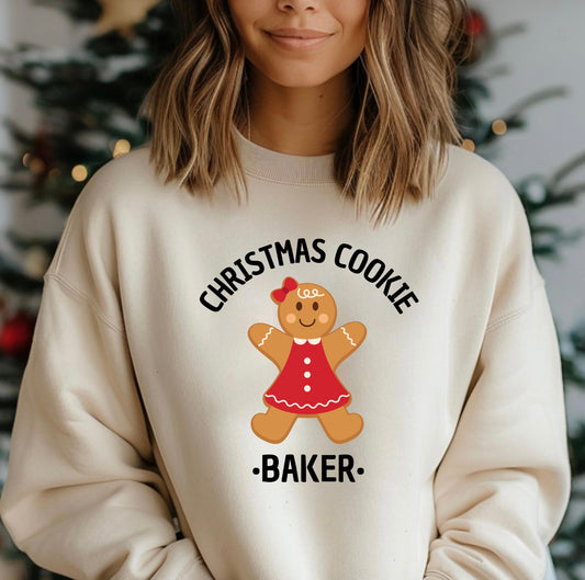 Christmas Cookie Crewneck | Holiday Baking Sweater | New Creation's Love