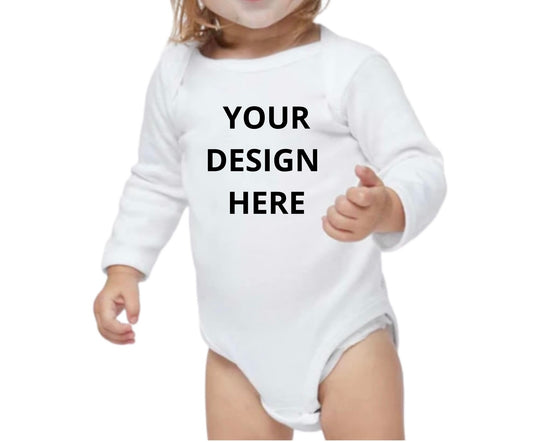 Custom Infant Long-Sleeve Bodysuit | Baby Essentials | New Creation's Love