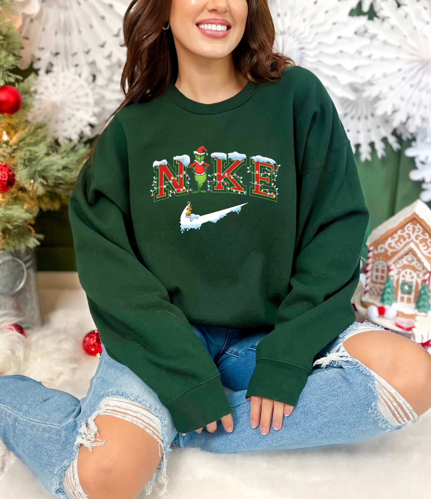 Nike Grinch Crewneck