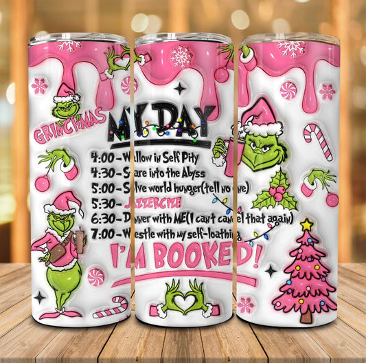 Pink Grinchmas Tumbler