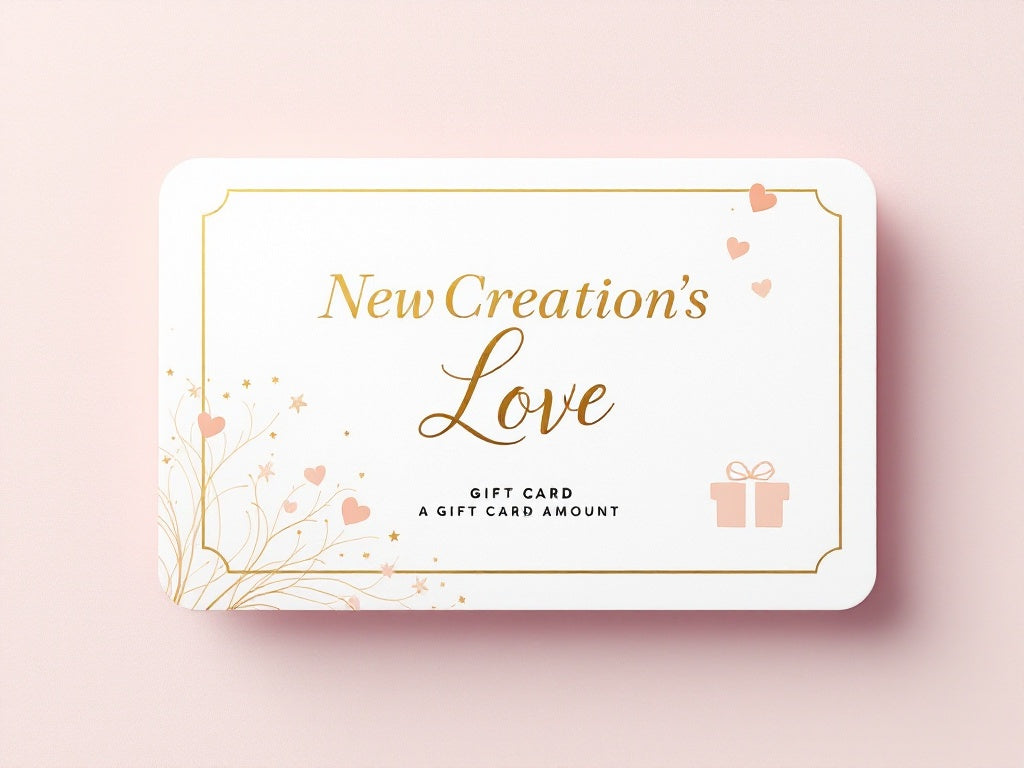 Digital Gift Cards | The Perfect Custom Gift | New Creation's Love